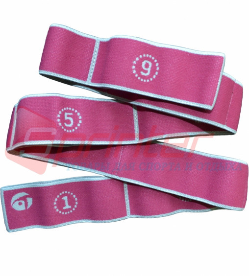 Еспандер стрічка еластична багатофункціональна з прошитими петлі для захвату 4*105 LA40100