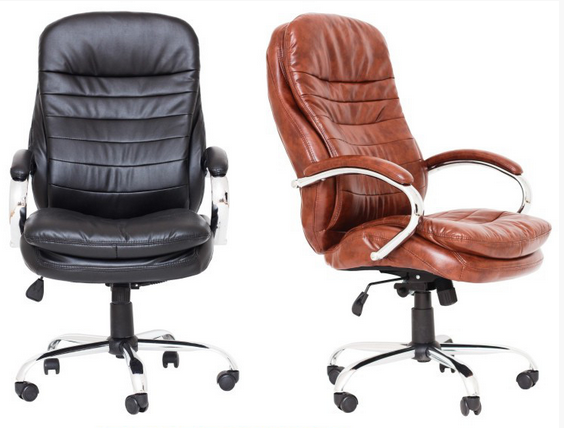 Варіанти крісла Річман Валенсія-В _черный і коричневий колір оббивки