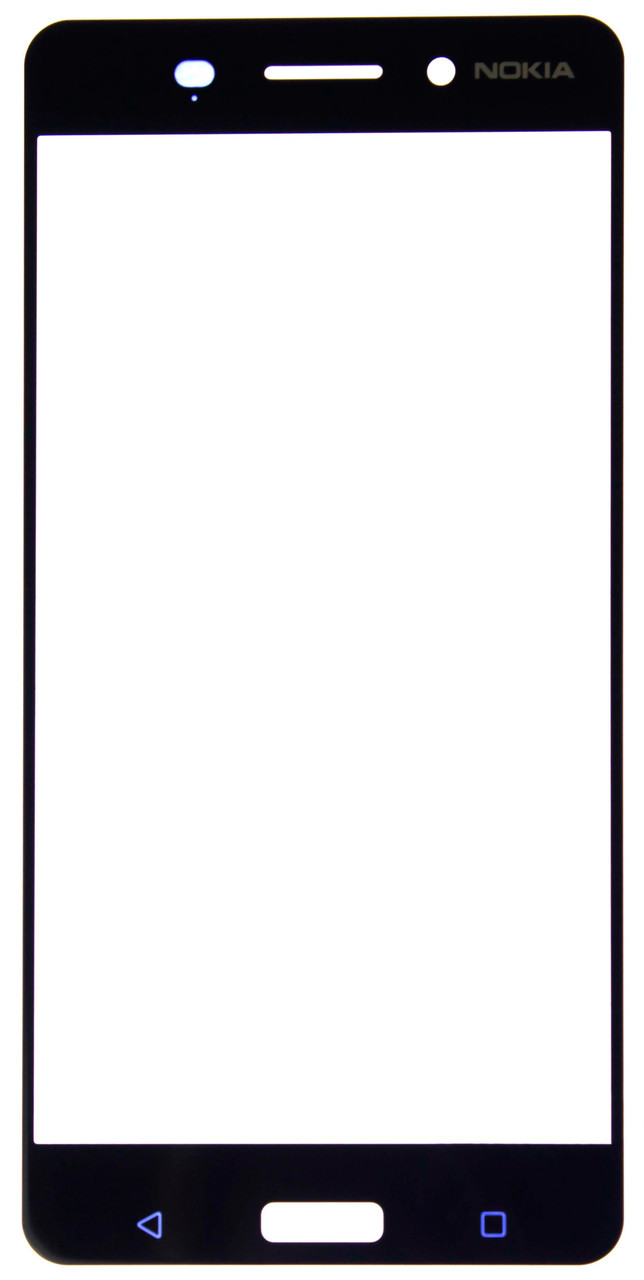 Корпусне скло Nokia 6 Dual Sim (TA-1021) чорне