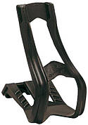 Туклипсы Zefal ToeClip 43 L (4356) пласт. з ремінцями, L/XL, чорні