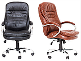 Офісне крісло керівника Richman Валенсія-В 1220х540х530 мм коричневе, фото 5