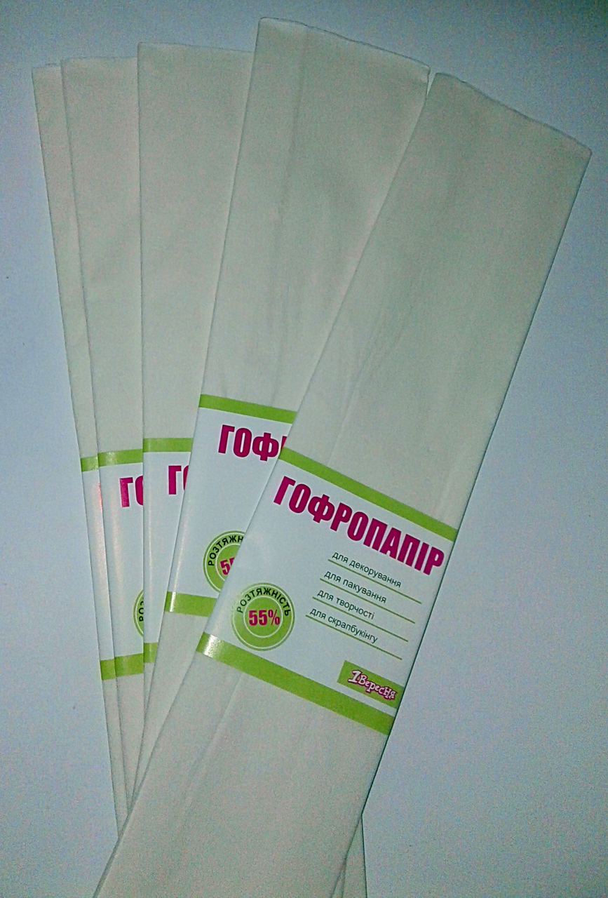 Папір Гофра біла 990560 1 вересня