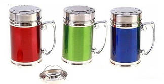 Термокухоль неіржавкий круглий різних кольорів V 280 мл EM-1377