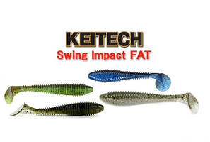 Силікон Keitech Swing Impact FAT 4.3