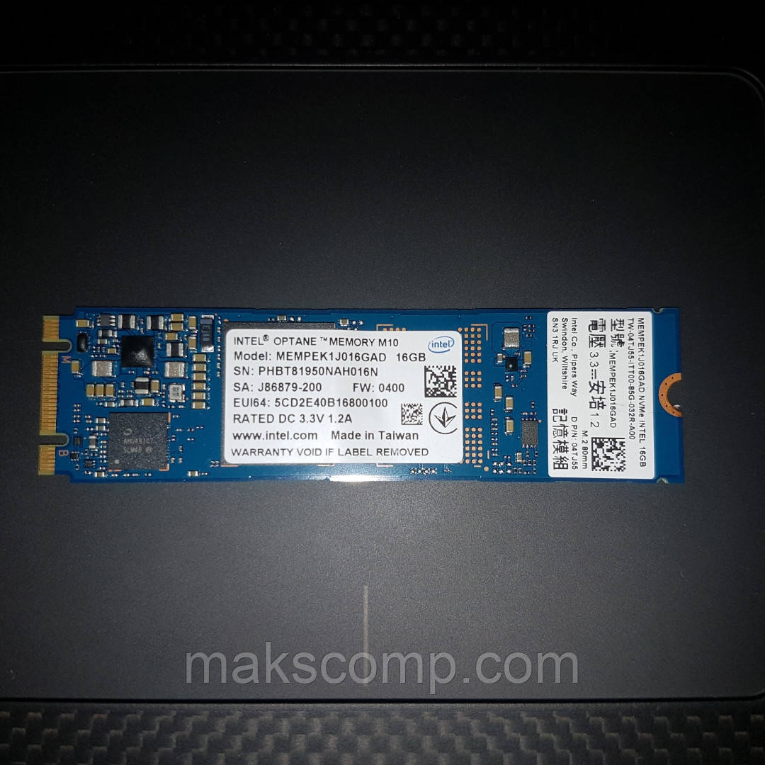 SSD Intel OPTANE 16GB m.2 PCIe NVMe (MEMPEK1W016GAXT), фото 1