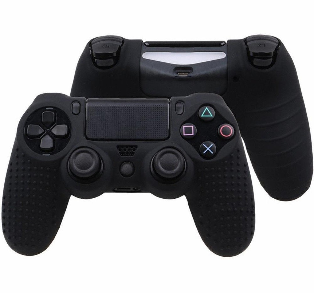 Силіконовий чохол Game Teh X Geeg для джойстика PS4 Чорний (Арт. 10425)