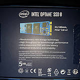 Intel Optane 800P Series 118 GB m.2 PCIe NVMe (SSDPEK1W120GA01), фото 3