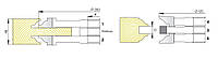 Комплект фрез для изготовления дверной обвязки и шипа с термошвом (5фр.)