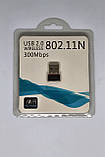 Зовнішній Usb wifi адаптер для ПК Мережевий Юсб вайфай приймач Adapter LV-UW01 802.11N 300Mbps, фото 7