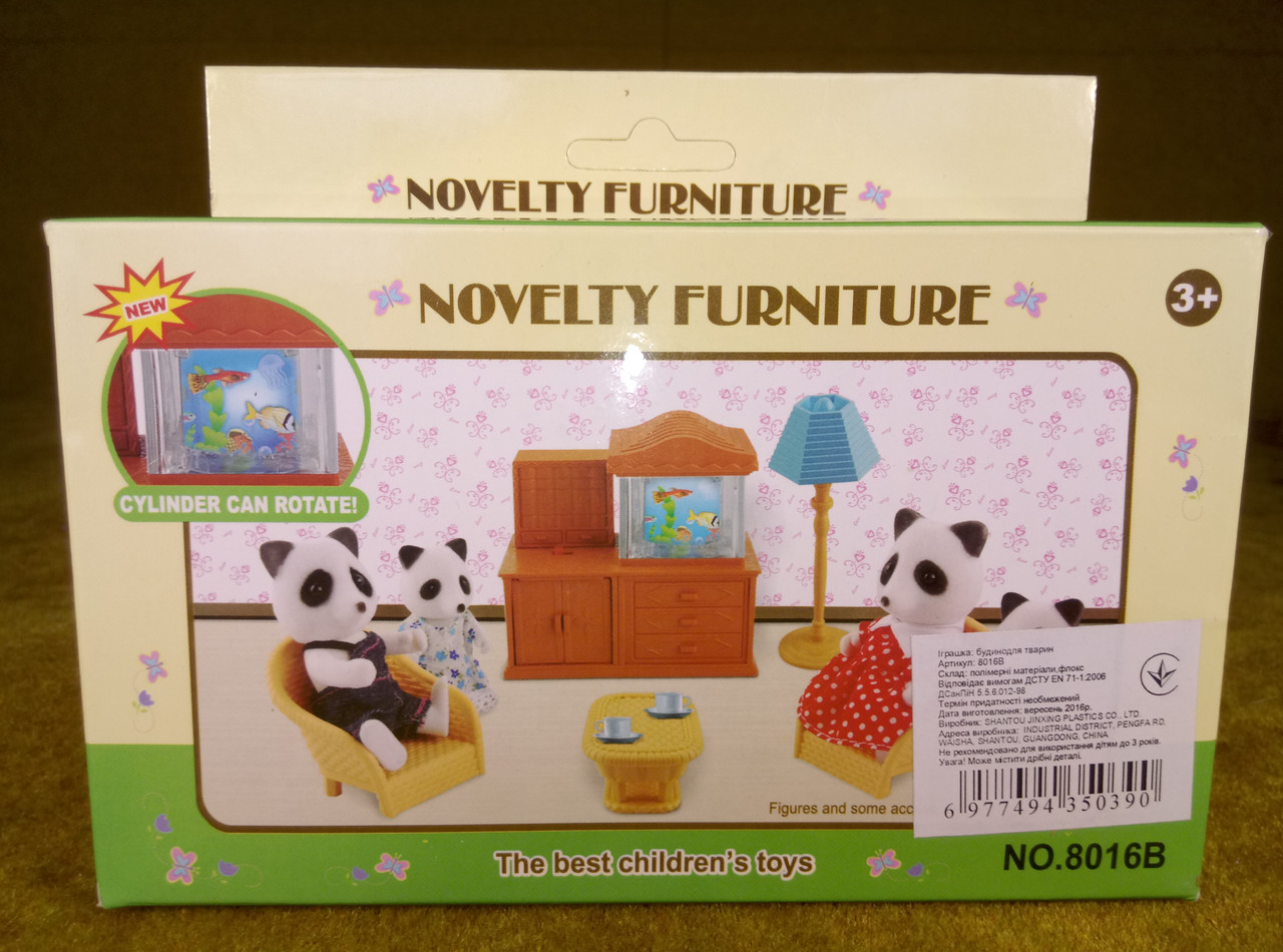 Аквариум + мебель, игрушечный набор для лол лпс (для куколок до 8 см) - фото 4 - id-p590636733