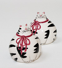 Порцеляновий набір сіль-перець "Кот Ліберт" (Pavone) BS-80, фото 1