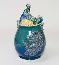 Порцелянова ємність для сипких "Павлін" (Pavone) BS-97, фото 1