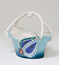 Порцелянова вазочка для цукерок "Павлін" (Pavone) BS- 98, фото 1