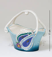 Порцелянова вазочка для цукерок "Павлін" (Pavone) BS- 98, фото 3