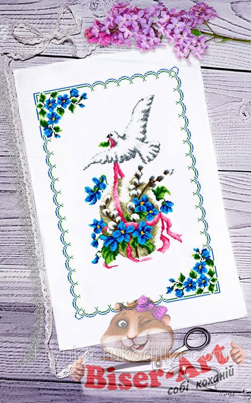 Заготовка для вишивки Пасхальний рушник
