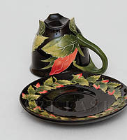 Порцелянова чайна пара "Гібіскус" (Pavone) BS-120, фото 4