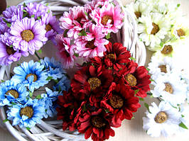 Ромашки тканинні на ніжках