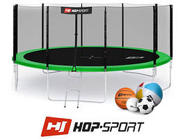 Батут Hop-Sport 16 FT (488 см) із зовнішньою захисною сіткою