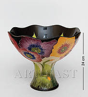 Порцелянова ваза для цукерок і фруктів "Маки" (Pavone) BS-124, фото 3