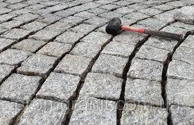 Бруківка з граніту світло-сіра, фото 1