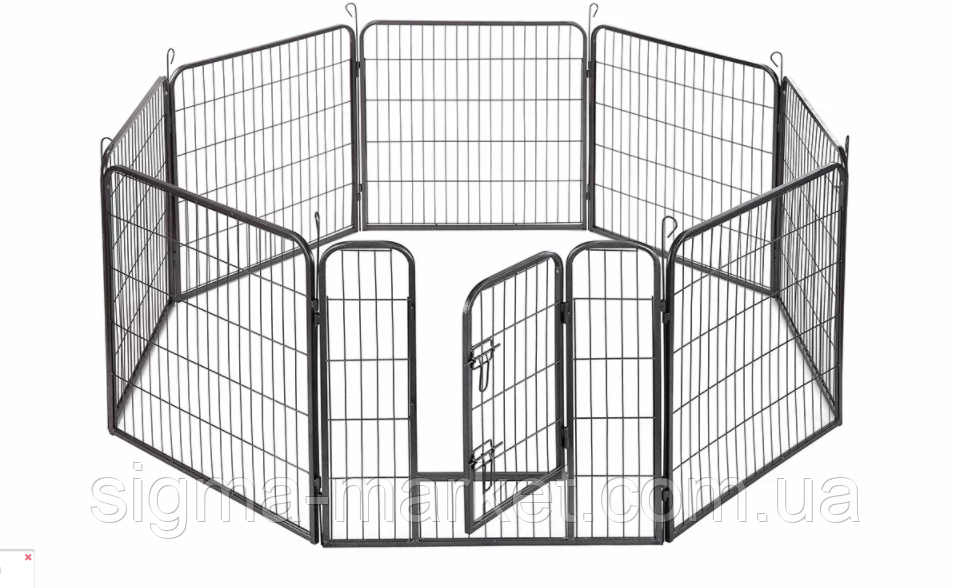 Огорожа для собак FARM COURT 80x80см металлическая Модулированная
