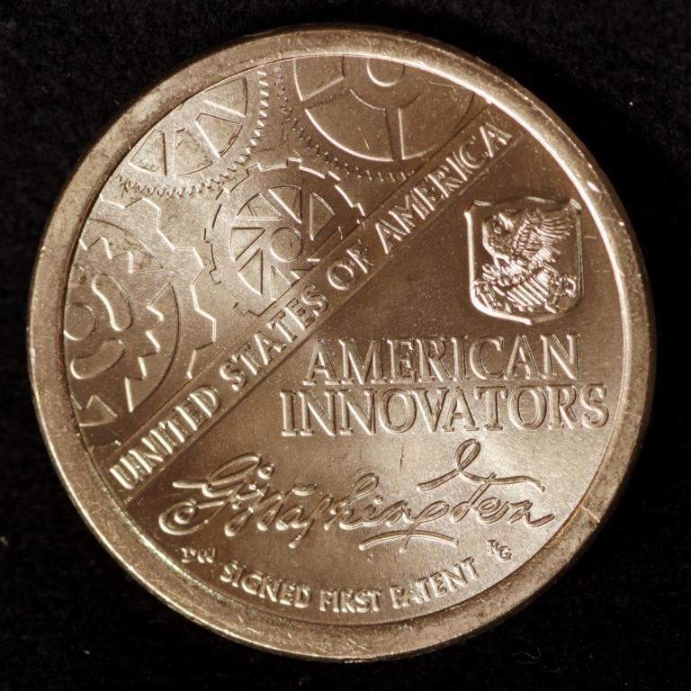 Монета США 1 долар 2018 р. Американські інноваціі - Перший патент