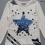 Лонгслив "Зірка" для дівчинки. 86-92 см, фото 2