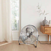 Напольный вентилятор 110 Вт 45 см хром