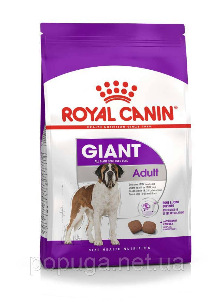 Royal Canin Giant Adult корм для собак, 4 кг
