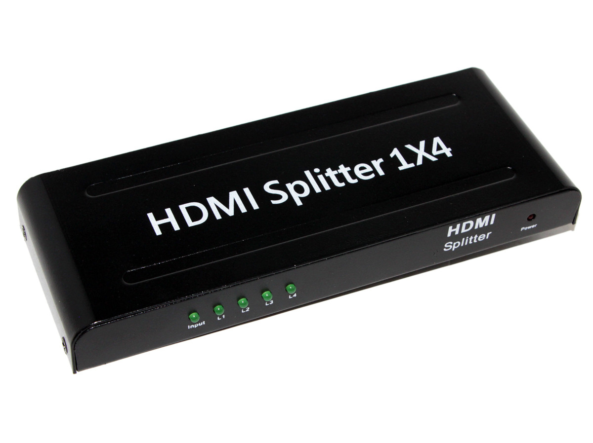 Разветвитель HDMI сигнала Atcom Splitter 4port поддержка UHD 4K