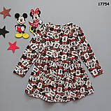 Сукня Minnie Mouse для дівчинки. 86-92; 122-128 см, фото 3