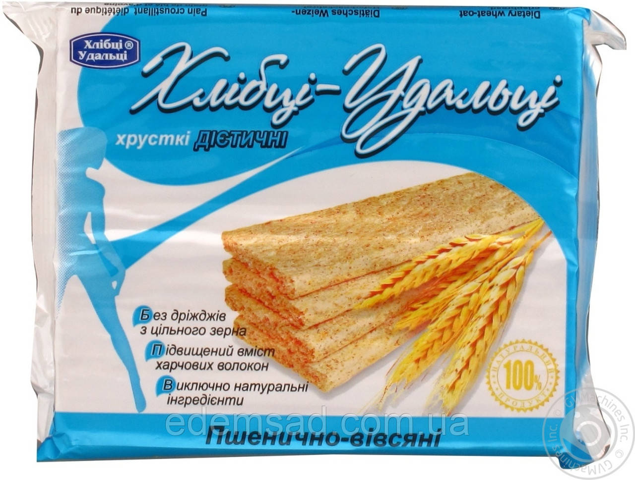 Хлібці-удальці "Пшенічно-вівсяні", 100 г