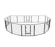 Оберігач для собак металева модульована 16 панелей 60 х 80 см vidaXL