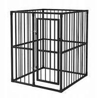 Оберігач для собак металева 120 х 120 см vidaXL