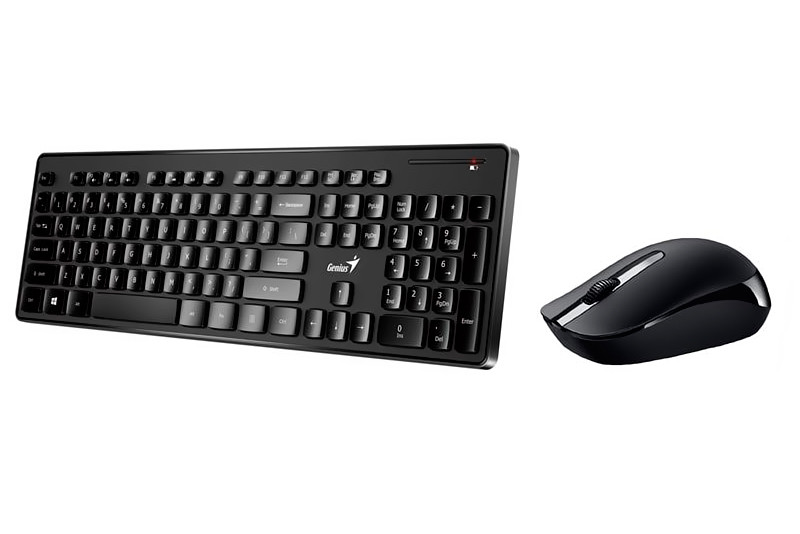 Комплект Genius SlimStar 8006 Wireless Black Ukr USB клавіатура+миша Black