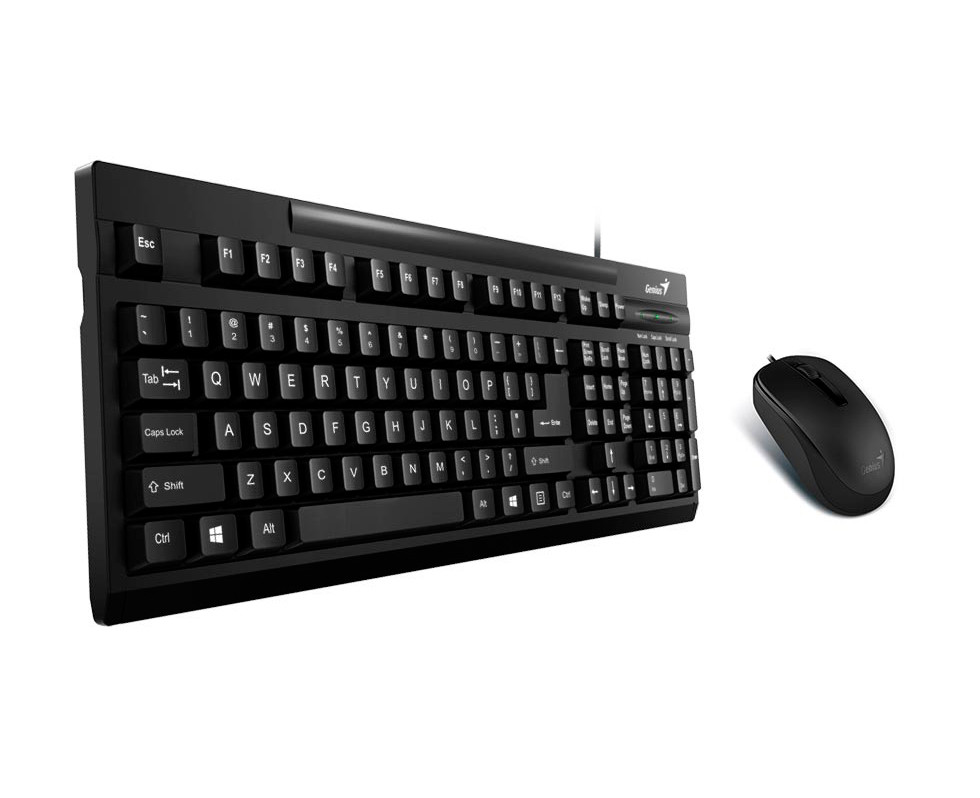 Комплект Genius KM-125 USB клавіатура+миша Black