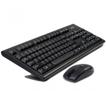Комплект A4tech 3100N USB V-TRACK 15М Wireless USB. Радиус действия до 15 м.Клавиатура+мышь 2.4GH