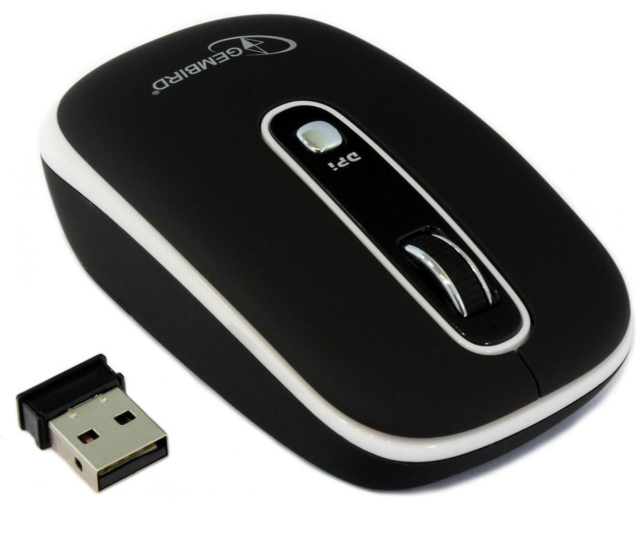 Миша Gembird MUSW-103 Black бездротова, USB