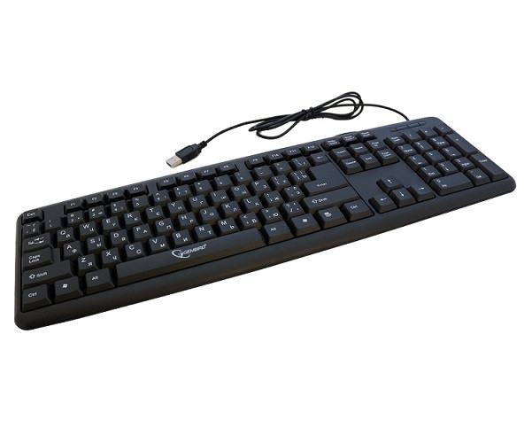 Клавіатура Gembird KB-U-103-UA стандартна USB Black