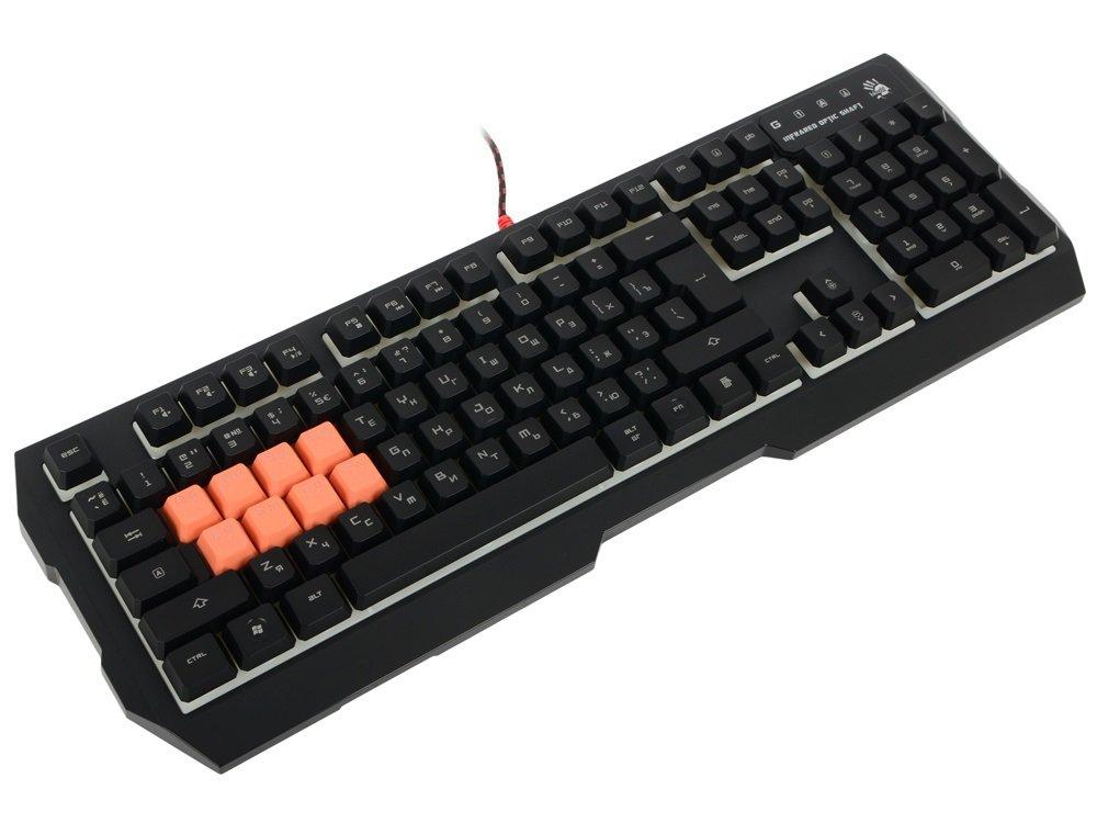 Клавіатура A4tech Bloody B188 USB Black Ігрова мультимедійна