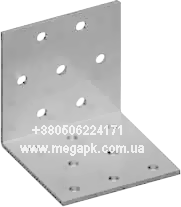 Пластина кутова рівномірна перфорована