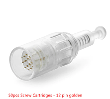 Насадки змінні для дермаштампу на 12 голок із гвинтовим кріпленням golden