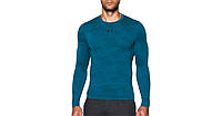 Лонгслив тренировочный Under Armour ColdGear® Armour Jacquard Compression Crew компрессионная кофта