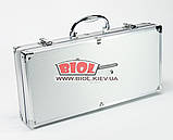 Набір інструментів для барбекю (12 пр.) з неіржавкої сталі в кейсі Династія 12080, фото 3