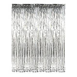 Шторка з фольги для фото зони срібляста 2 м х 1 м, фото 2