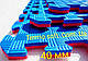 Модульне підлогове покриття для спортивних залів ТАТАМI "Ластiвчин-хвiст" 40 мм., фото 2