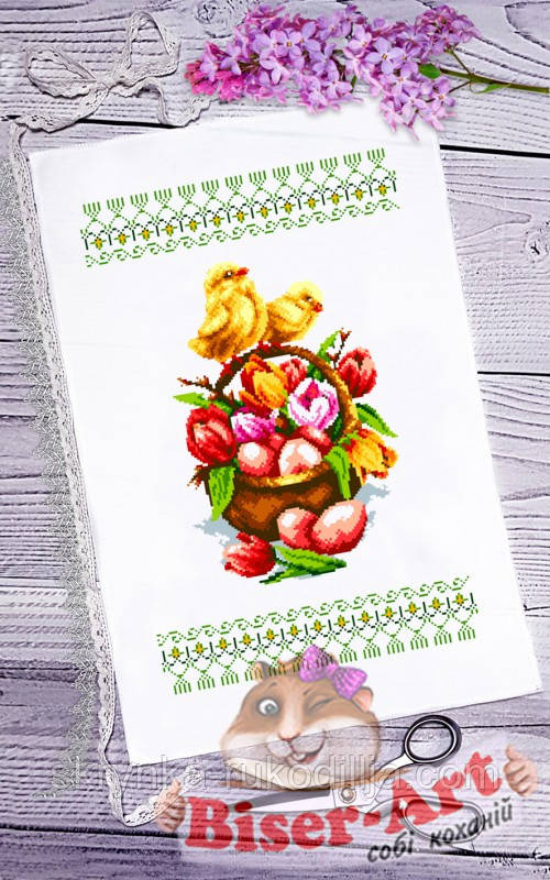 Заготовка для вишивки Пасхальний рушник