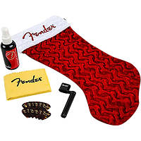 Fender Holiday Stocking Gift Pack Guitar Polish, 12 Picks, Stringwinder