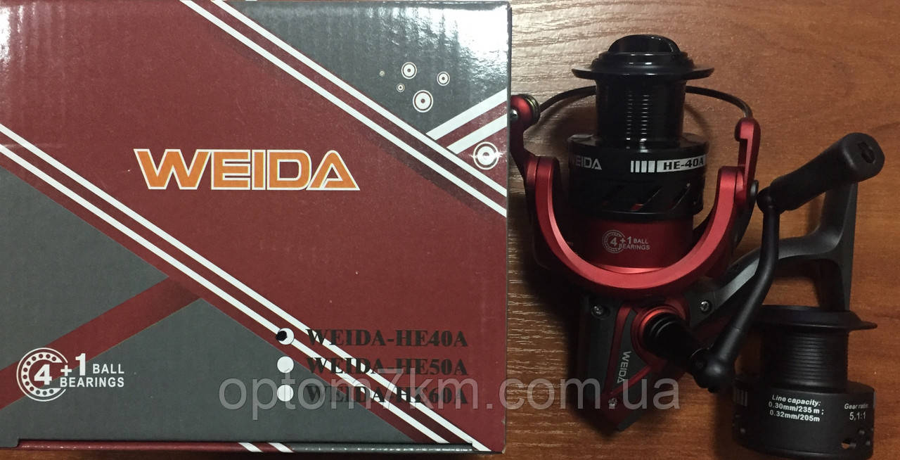 Катушка Weida HE-50 4+1bb