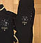 Тренд цього сезону! Модний, гарний, ошатний костюм Style Стара паєтки для дівчаток 4-14 років/чорний, фото 2